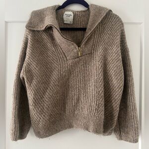 Abercrombie Light Brown Pullover Sweater